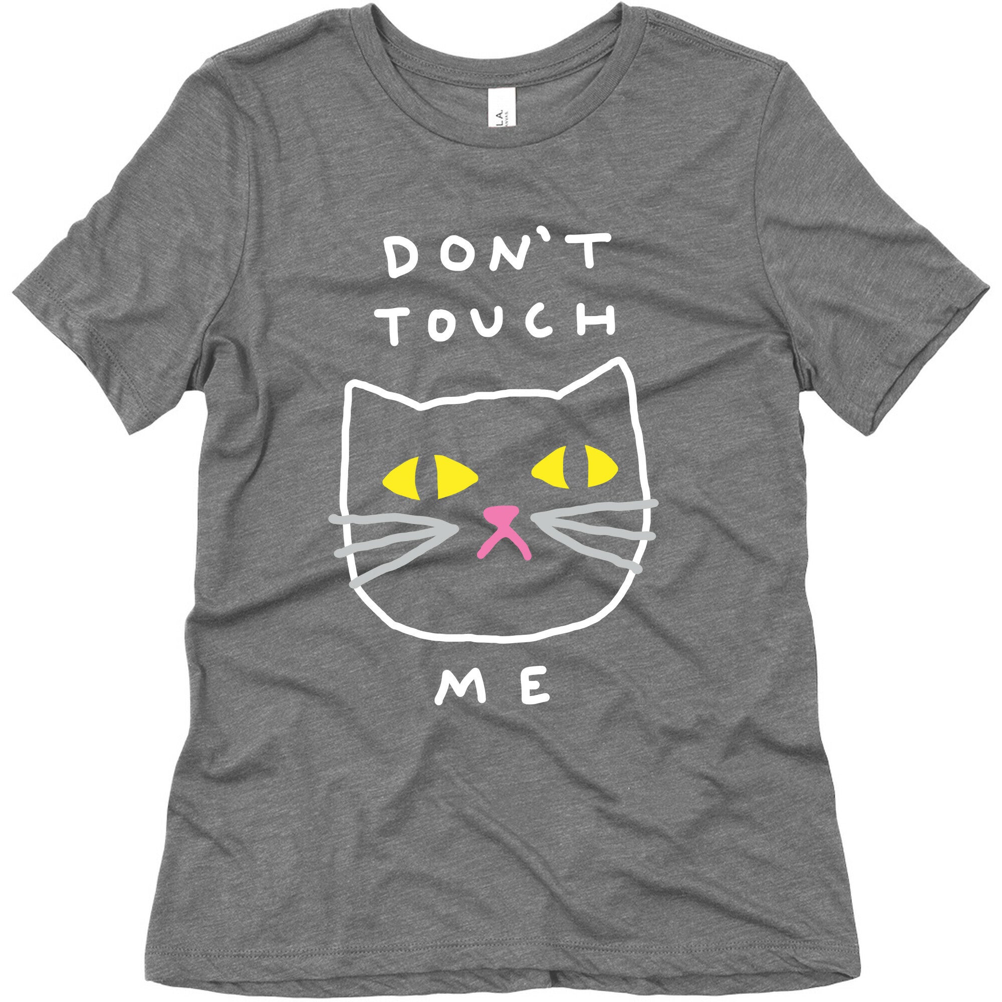 Don't Touch Me Cat Women's Triblend Tee